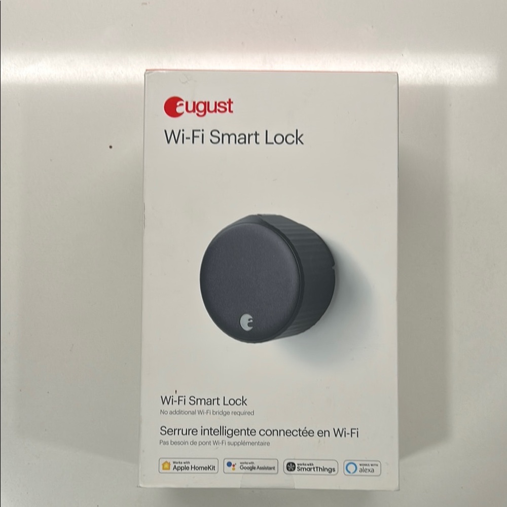 August Wi-Fi Smart Lock in Black